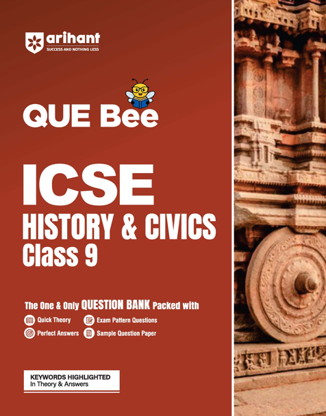 ICSE QUE Bee History & Civics Class 9 Exam 2026 | Quick Theory, Exam Pattern Questions, Sample Question Papers | Key Words Highlighted In Theory & Answers
