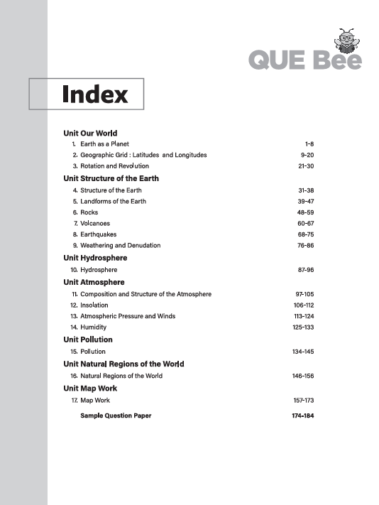 ICSE QUE Bee Geography Class 9 Exam 2026 | Quick Theory, Exam Pattern Questions, 10 years PYQs | Key Words Highlighted In Theory & Answers