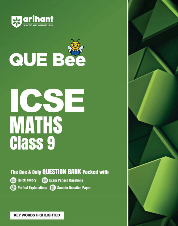 Combo of ICSE QUE Bee Class 9th Exam 2026| Bio, Chemistry, Computer Application, English Lit, Geography. Hindi, History & Civics, Maths, Physics & English (9 & 10) | With Free AIO Chemitry Class 9th