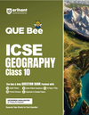 Combo of ICSE QUE Bee Class 10th Exam 2026 | Computer Application, English Lit, Geography. Hindi, History & Civics, English (9 &  10)| With Free Map Skill Social Sciene Class 10th