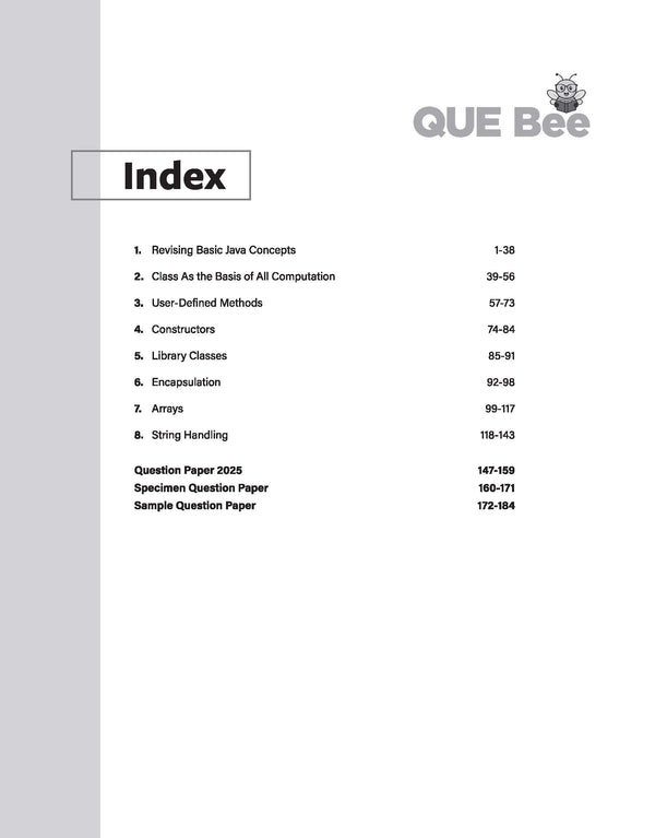 ICSE QUE Bee Computer Application Class 10 Exam 2026 | Quick Theory, Exam Pattern Questions, Speciman & Sample Papers | Key Words Highlighted in Theory & Answer