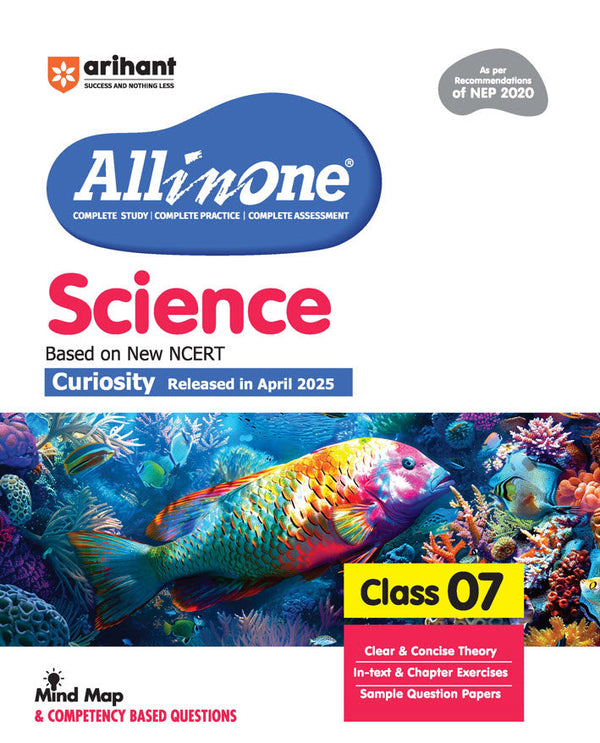CBSE All in One Science Class 7 Exam 2025-26 | Sample Question Papers, in-text & Chapter Exercise  & Clear & Concise Theory | Based on Latest NCERT