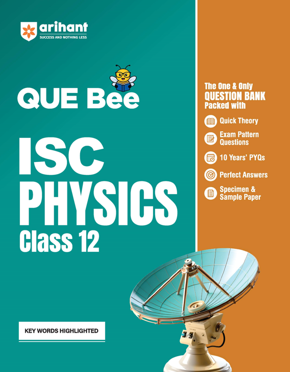 Combo of ISC QUE Bee Class 12th Exam 2026 | Biology, Physics, Chemistry, Maths, English Lit & Computer Sciecne | With Free ISC QUE Bee English Lang. (Paper-1) Class 11 & 12