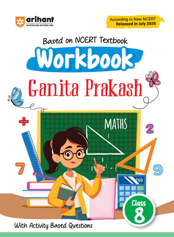 Workbook Ganita Prakash Class 8 | Activity Based Questions| Based on New NCERT Released on April 2025