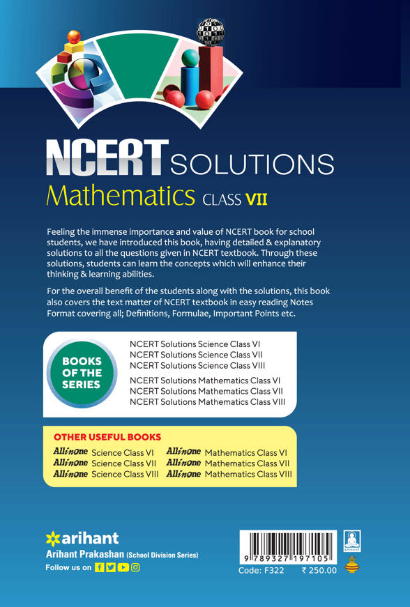 NCERT Solutions Mathematics  for class 7th