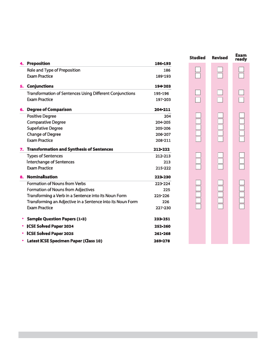 ICSE All in One English Language Paper 1 Class 9 & 10 Exam 2026 | All type of Ques including Past Exam Ques, Sample Paper, Specimen & Exam Paper with Board Paper 2025
