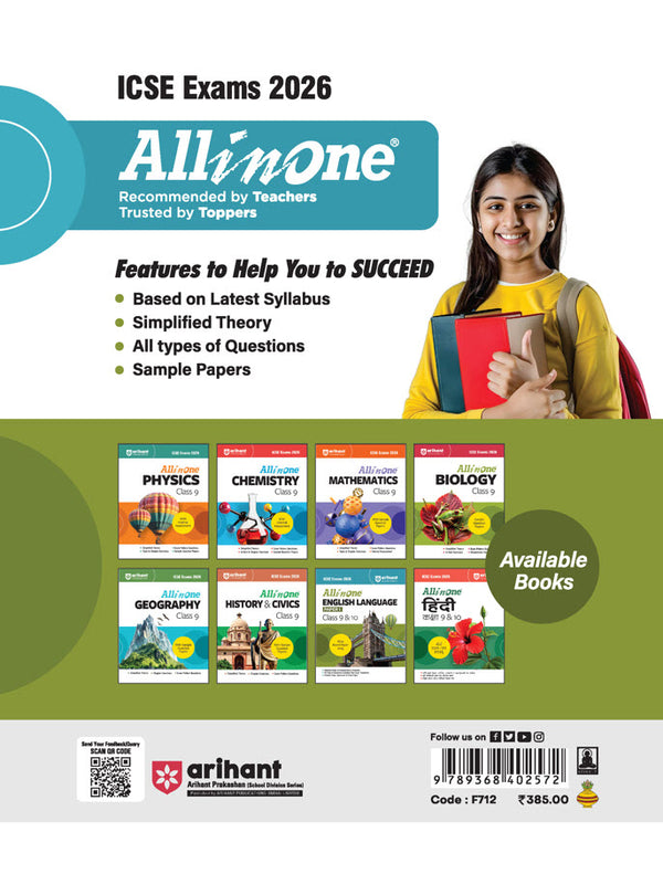 ICSE All in One English Language Paper 1 Class 9 & 10 Exam 2026 | All type of Ques including Past Exam Ques, Sample Paper, Specimen & Exam Paper with Board Paper 2025