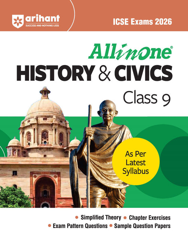 ICSE All in one History & Civics Class 9 Exam 2025-26 | Chapter Exercise, Exam Pattern &  Sample Question Papers