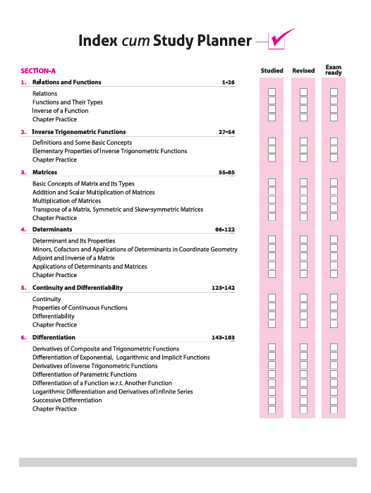 ISC All In One Mathematics Class 12 Exam 2026 | Topic & Chapter Exercises, Exam Pattern Questions, Specimen & Sample Papers With Board's Questions Upto 2025