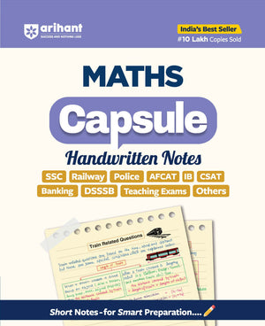 Maths Capsule Handwritten Notes | For SSC, Railway, Police, Banking, AFCAT, CSAT & Other Exams