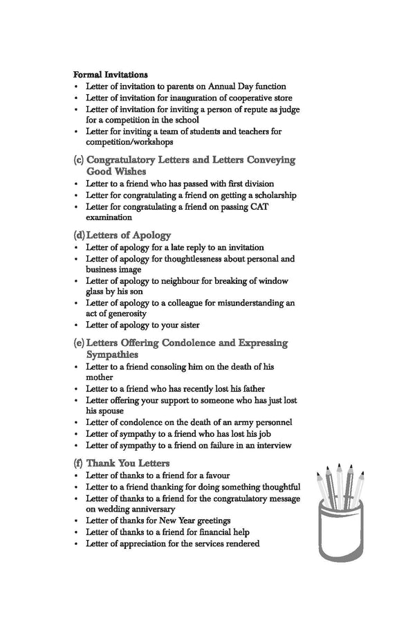 A Handbook for Letter Writing