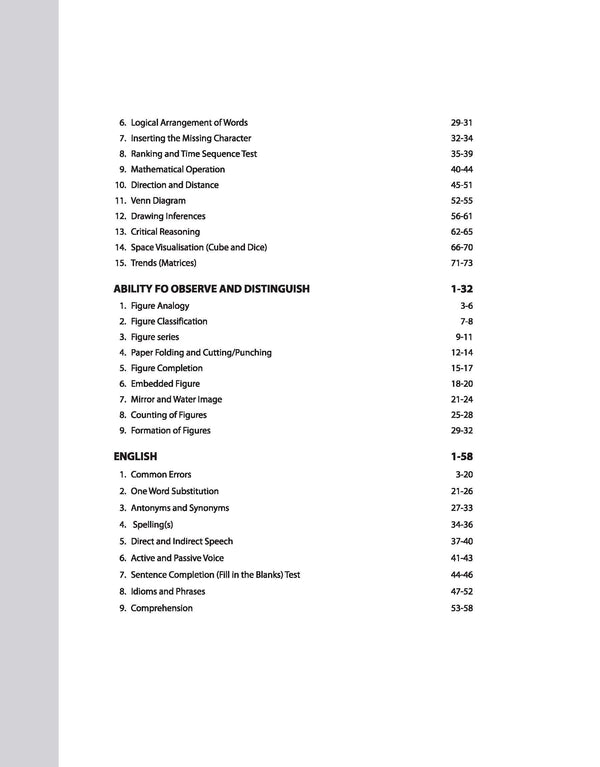 Study Guide for CISF Constable/Driver Cum Pump Operator Recruitment Exam 2025 I English Medium