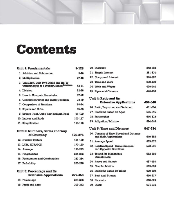 Maths in Moments (Vetted by a Panel of Experts) |A New Pattern Comprehensive Textbook of Quantative Aptitude | English Medium