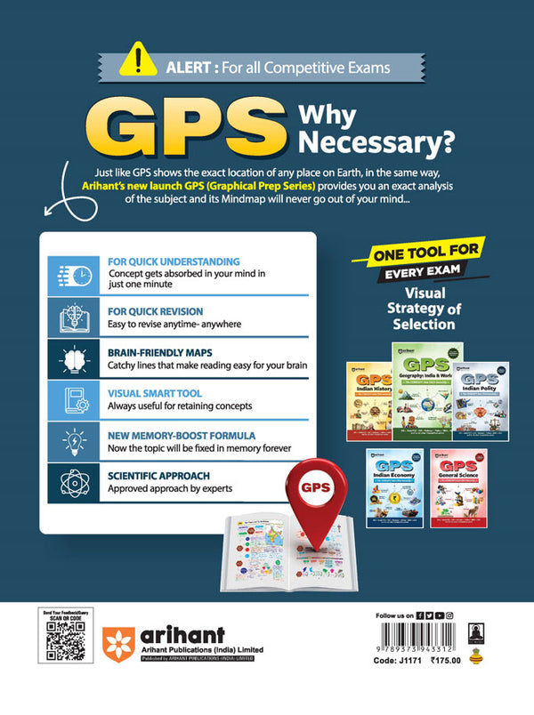 GPS Indian Polity | with Infographics Mindmaps & Flowcharts | for UPSC, IAS, PCS, SSC, Railway, NDA, CDS &  Other Competitive Exams | Hindi Medium