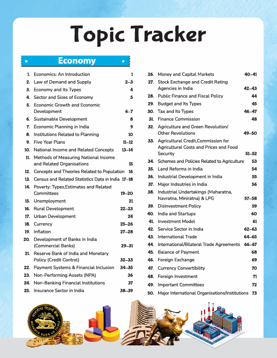 GPS Indian Economy | with Infographics Mindmaps & Flowcharts | for UPSC, IAS, PCS, SSC, Railway, NDA, CDS &  Other Competitive Exams | Hindi Medium