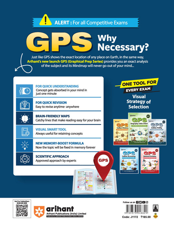 GPS Indian Economy | with Infographics Mindmaps & Flowcharts | for UPSC, IAS, PCS, SSC, Railway, NDA, CDS &  Other Competitive Exams | Hindi Medium