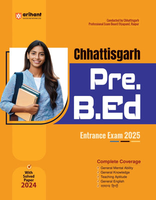 Chhattisgarh Pre B Ed Entrance Exam Book Cover