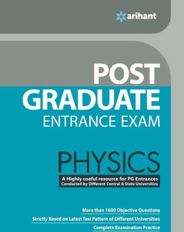 Post Graduate (PG) Entrance Exam - Physics | English Medium