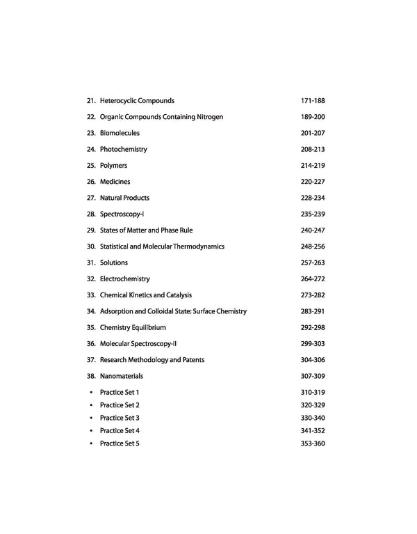 Post Graduate (PG) Entrance Exam - Chemistry| English Medium