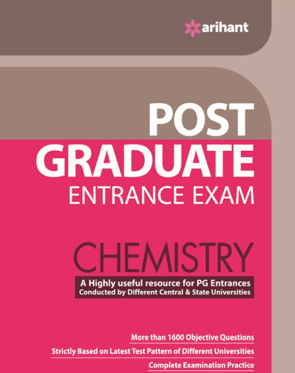 Post Graduate (PG) Entrance Exam - Chemistry| English Medium