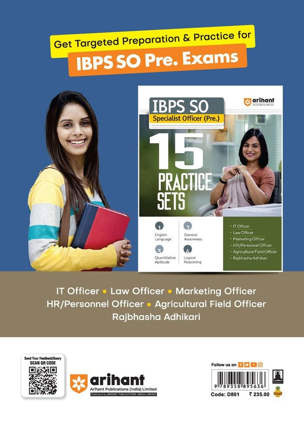 IBPS SO Main Marketing Officer | Complete Study Material with 15 Practice Sets | English Medium