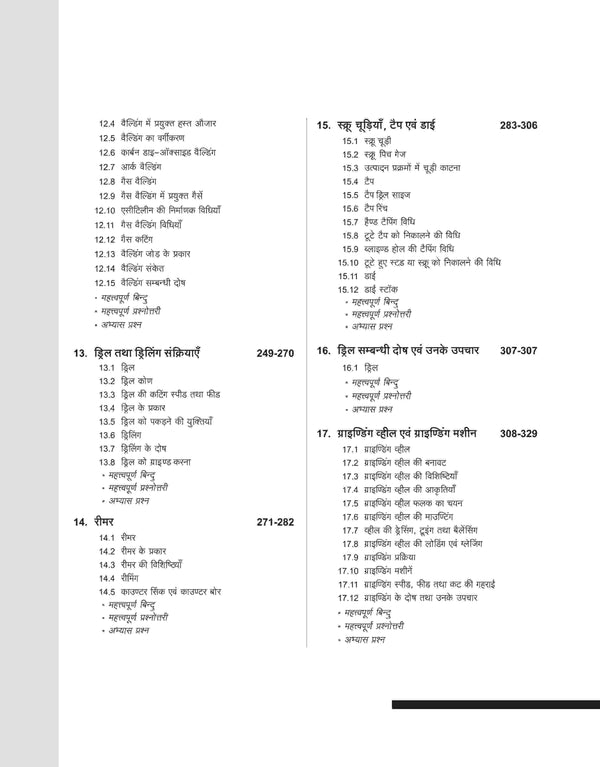 NSQF (Level 4) Fitter Theory (I & II Year) | Hindi