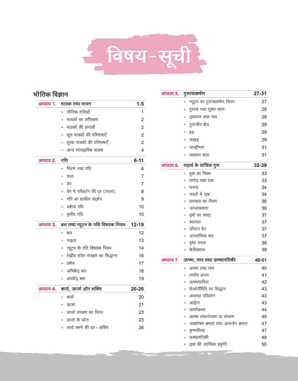 NCERT Notes General Science (Class 6-12) | 2nd Revised Edition | For UPSC and Other Competitive Exams | Hindi Medium