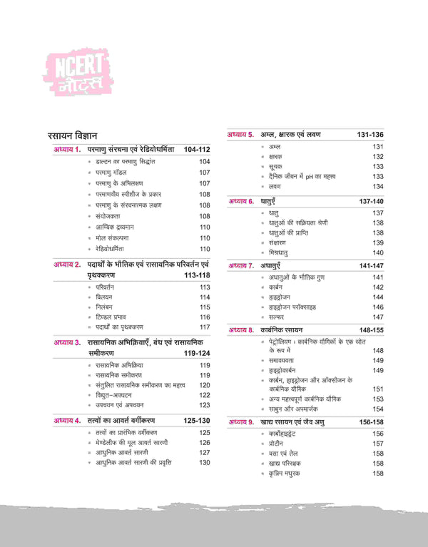 NCERT Notes General Science (Class 6-12) | 2nd Revised Edition | For UPSC and Other Competitive Exams | Hindi Medium