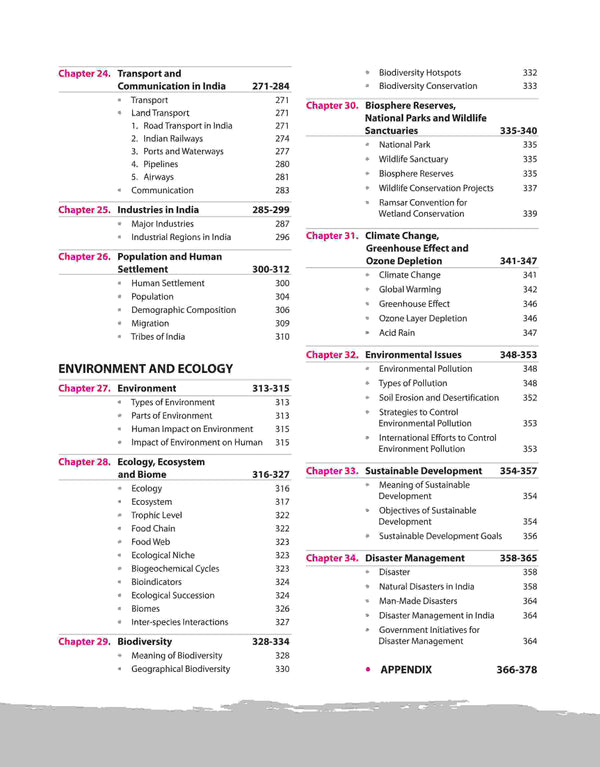 NCERT Notes India & World Geography (Class 6-12) | 2nd Revised Edition | For UPSC and Other Competitive Exams | English Medium