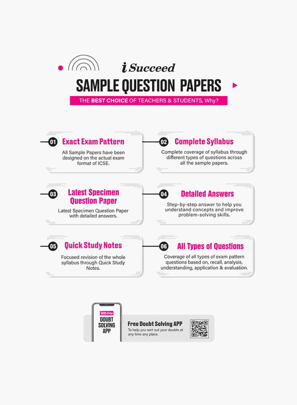 i-Succeed ICSE Geography Class 10th | 15 Sample Question Papers | For ICSE Exams 2025