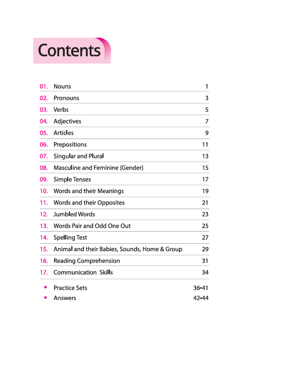 Olympiad ACE English Class 1 | A Comprehensive Practice Book | ACE Your Olympiad Preparation