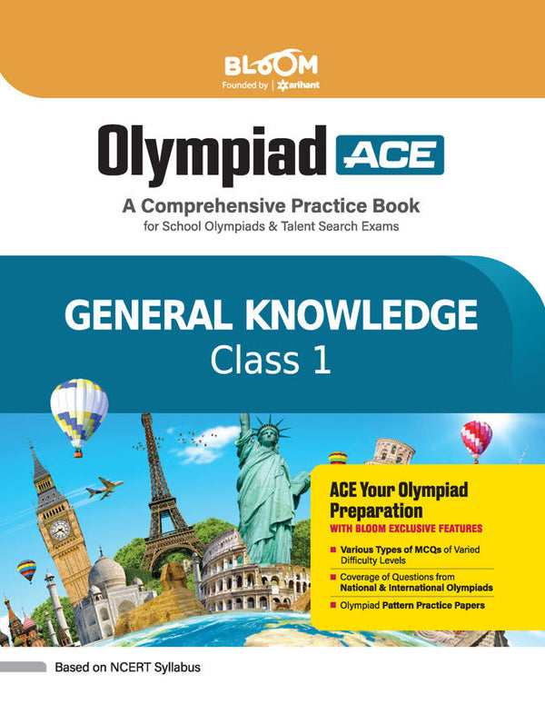 Olympiad ACE General Knowledge Class 1 | A Comprehensive Practice Book | ACE Your Olympiad Preparation