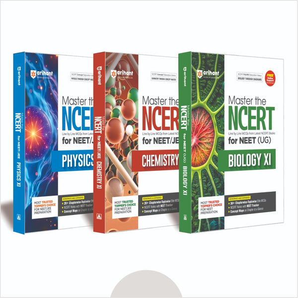 Combos of Master the NCERT Class 11 For NEET for Physics, Chemistry, Biology | English Medium
