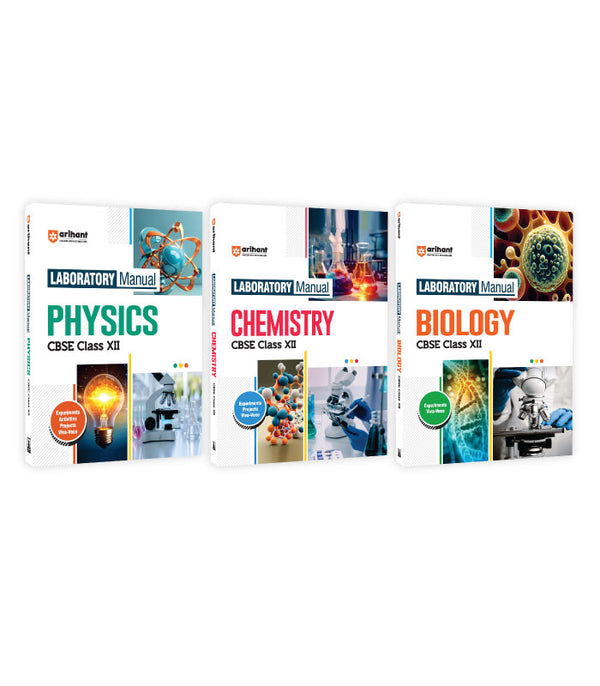 Combo of Laboratory Manual CBSE Physics, Chemistry & Biology Class 12th