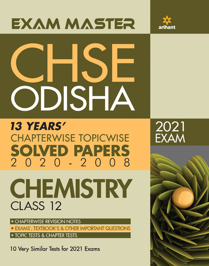Exam Master CHSE Odisha Chemistry Class 12 2020-21