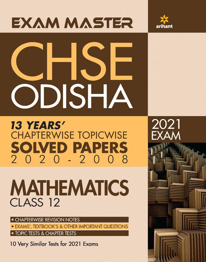 Exam Master CHSE Odisha Mathematics Class 12 2020-21