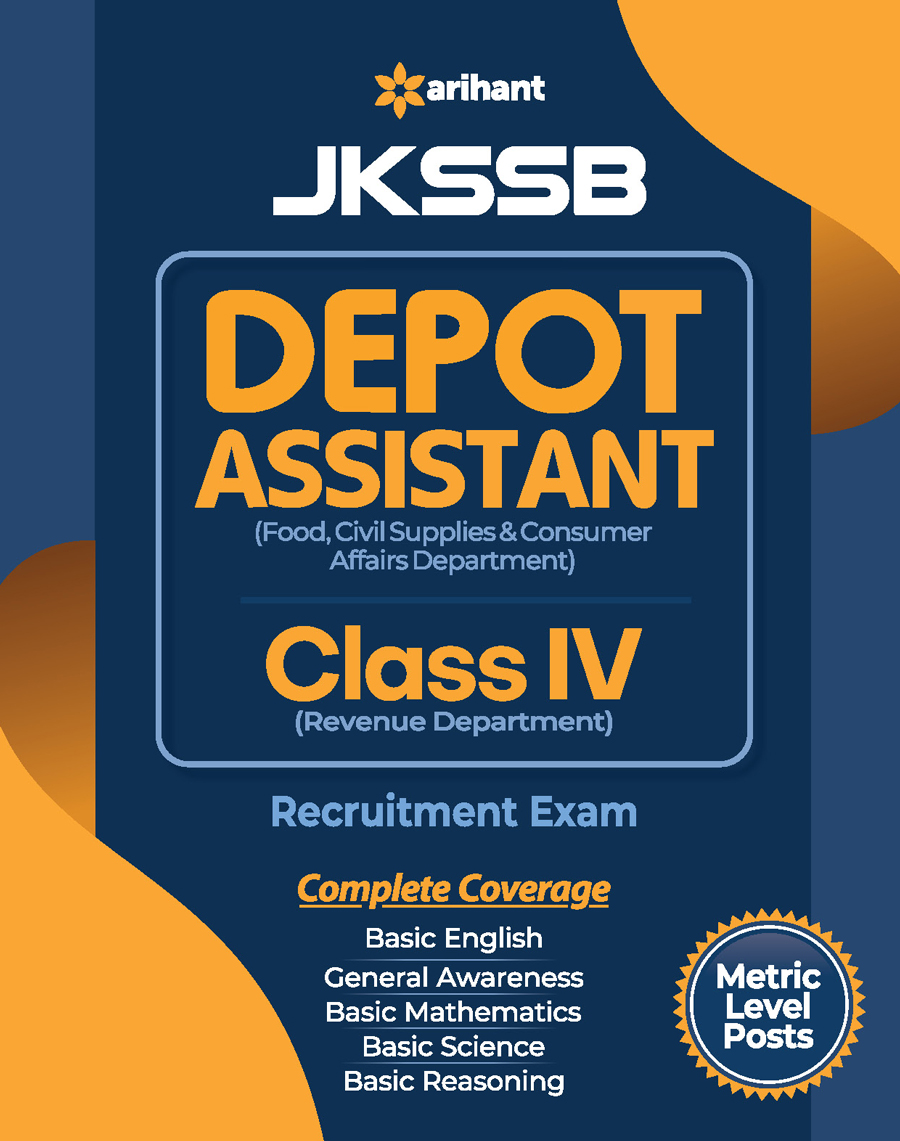 JKSSB Depot Assistant Exam Guide 2021