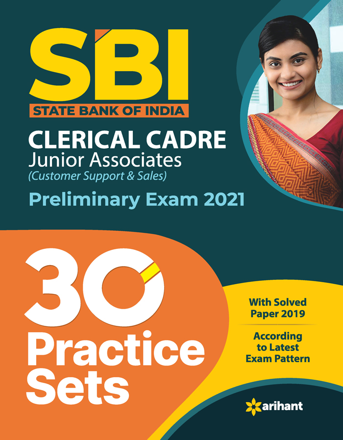 SBI Clerk Junior Associates 30 Practice Sets Preliminary Exam 2021