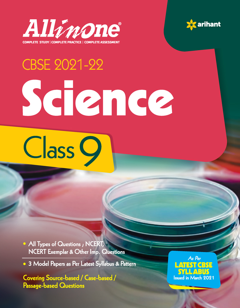 CBSE All In One Science Class 9 for 2022 Exam (Updated edition for Term 1 and 2)