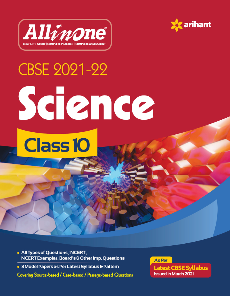 CBSE All In One Science Class 10 for for 2022 Exam (Updated edition for Term 1 and 2)