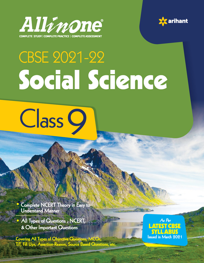 CBSE All In One Social Science Class 9 for 2022 Exam (Updated edition for Term 1 and 2)