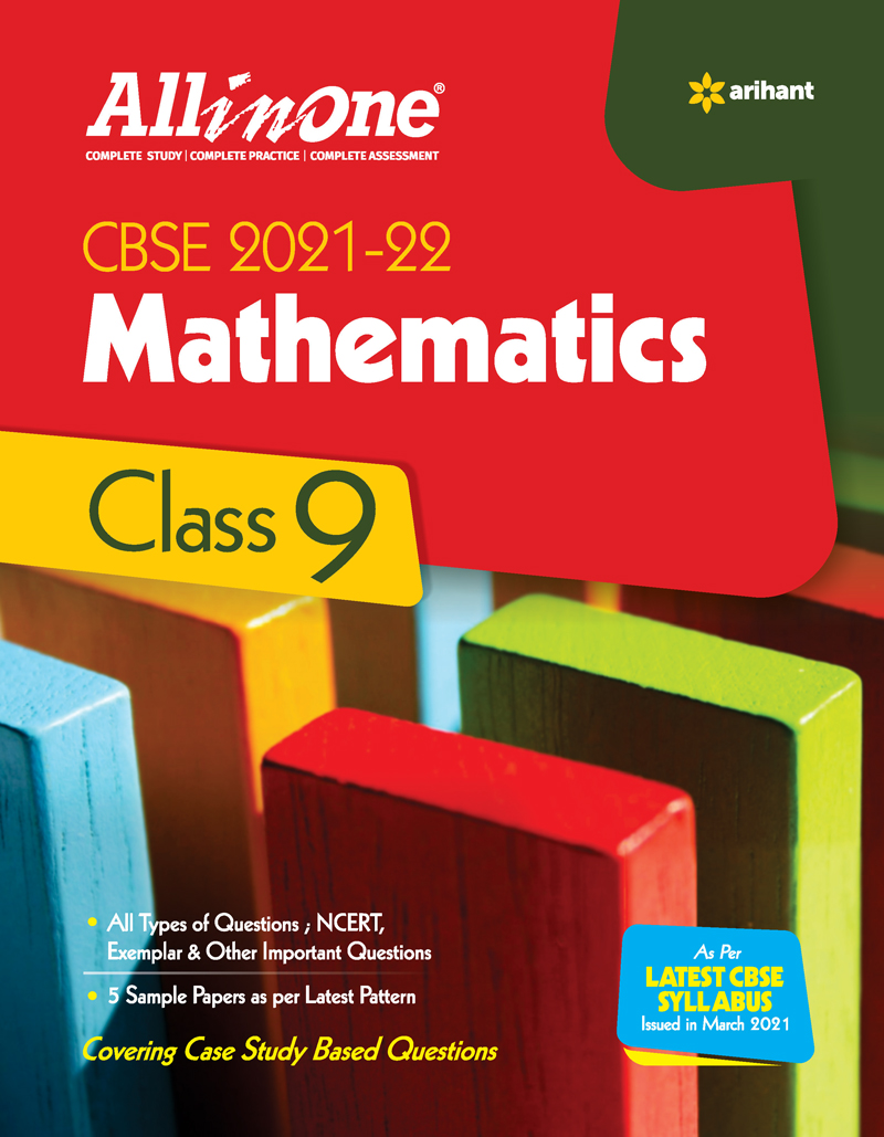 CBSE All in One Mathematics Class 9 for 2022 Exam (Updated edition for Term 1 and 2)