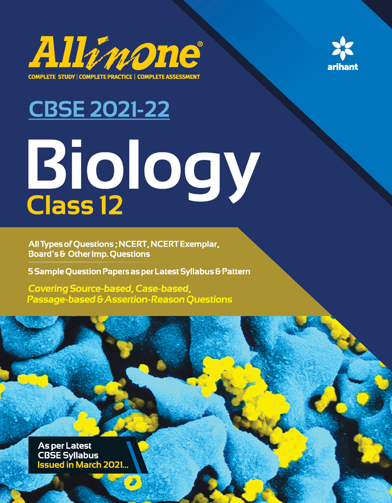 CBSE All In One Biology Class 12 for 2022 Exam (Updated edition for Term 1 and 2)