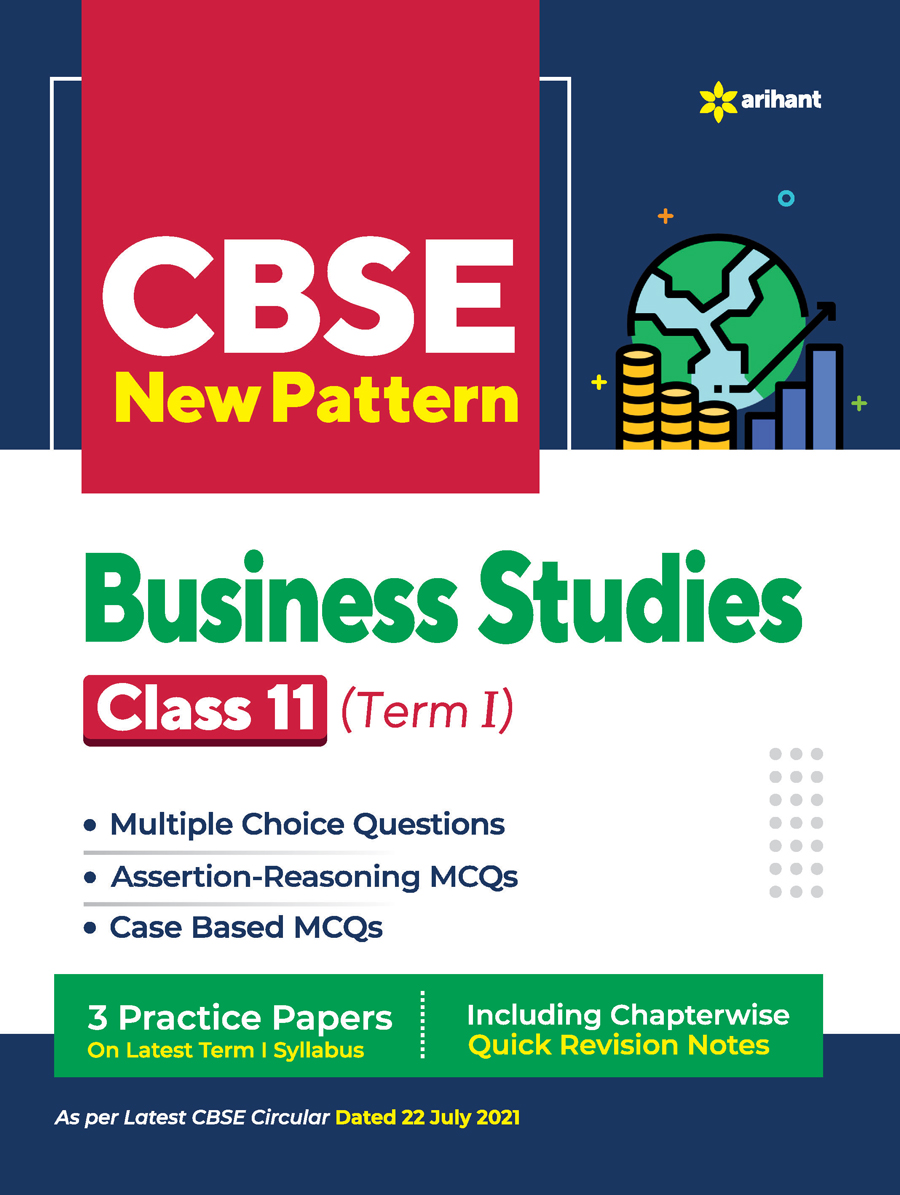 CBSE New Pattern Business Studies Class 11 for 2021-22 Exam (MCQs based book for Term 1)