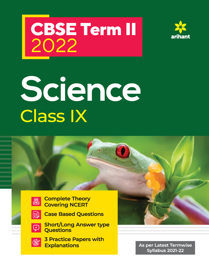 CBSE Science Term 2 Class 9 for 2022 Exam (Cover Theory and MCQs)