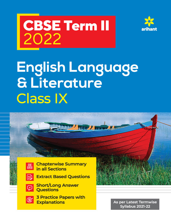 CBSE English Language & Literature Term 2 Class 9 for 2022 Exam (Cover Theory and MCQs)