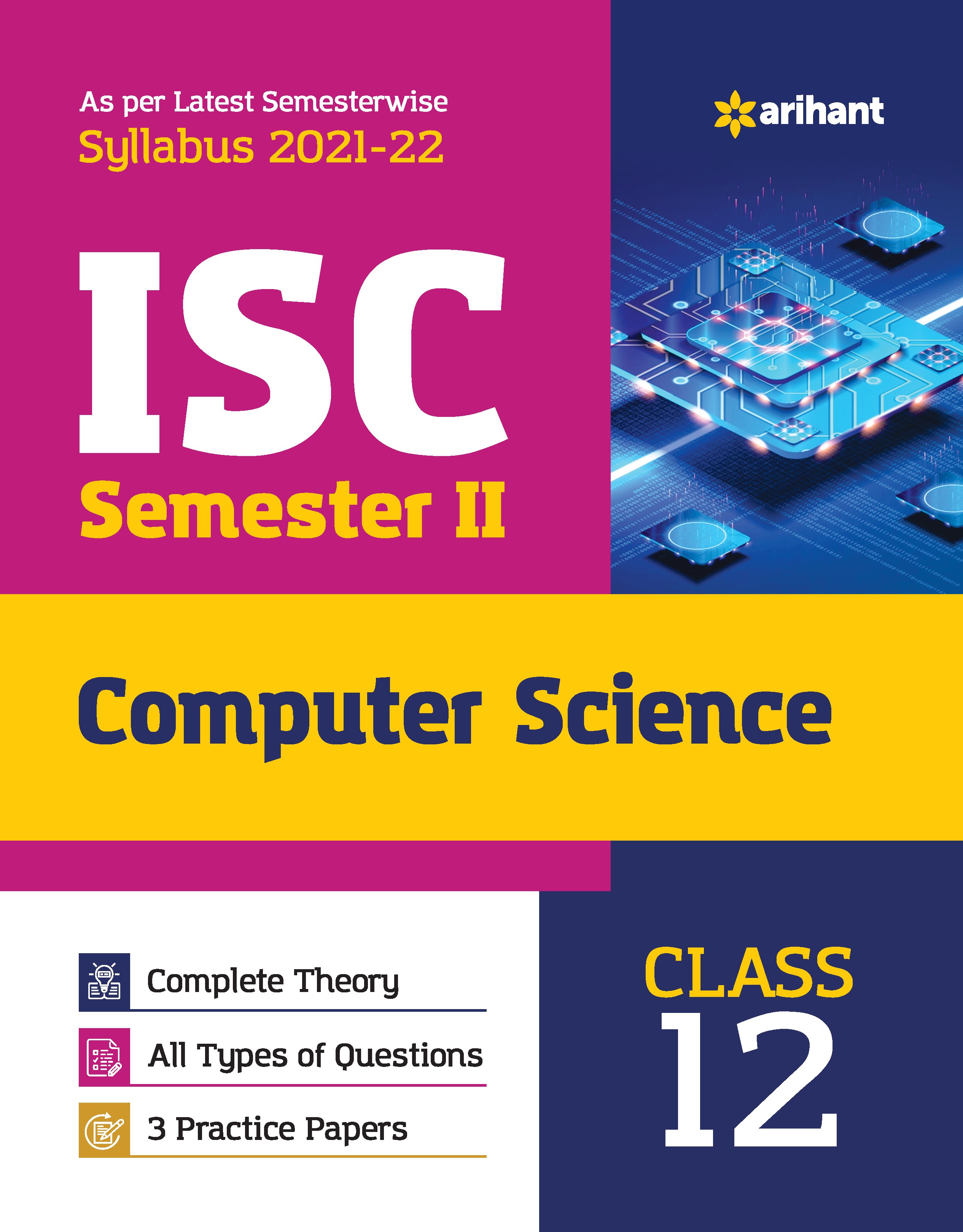 Arihant ISC Computer Science Semester 2 Class 12 for 2022 Exam