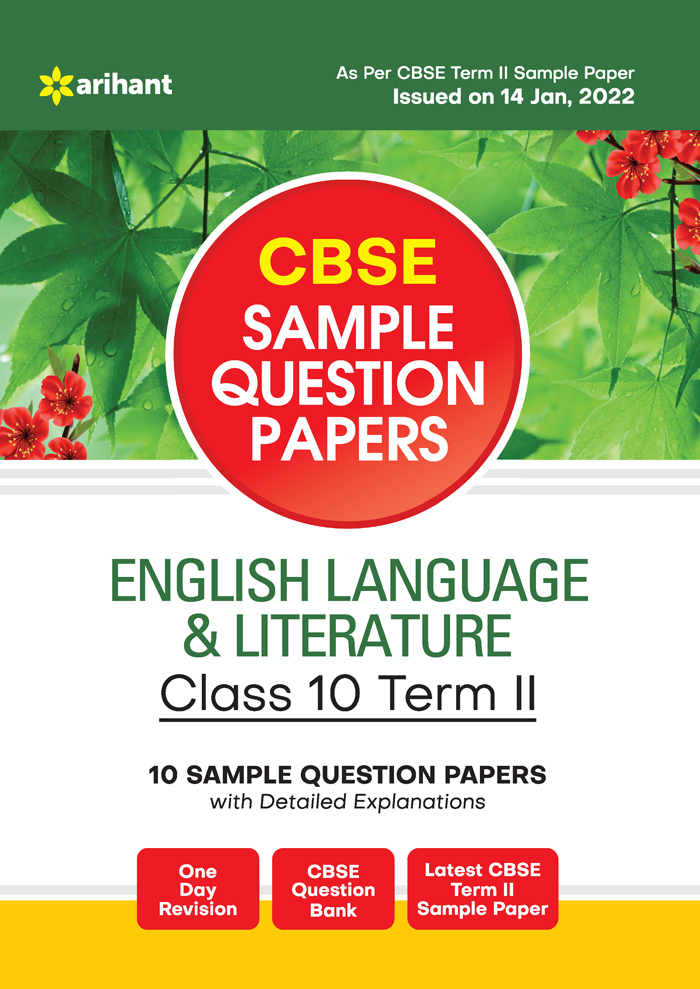 CBSE Sample Question Papers English Language & Literature Class 10 Term II