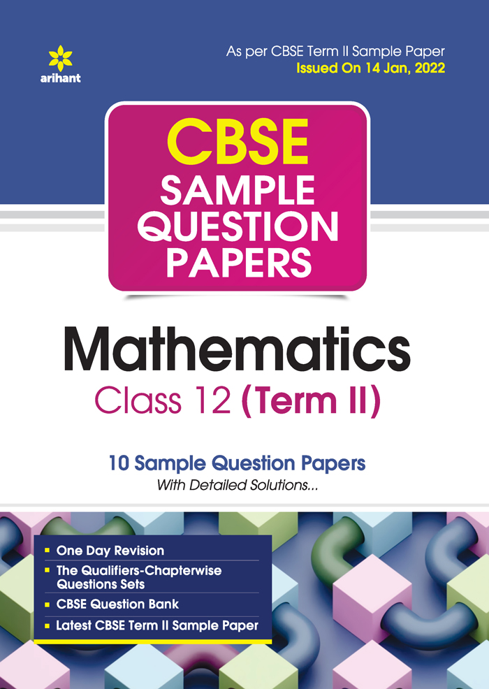 CBSE Sample Question Papers Mathematics  Class 12 Term II