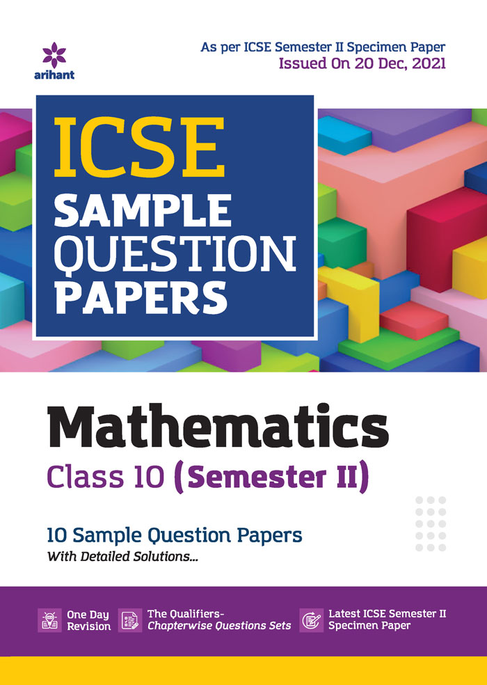 ICSE Sample Question Papers  Mathematics Class 10 (Semester II)